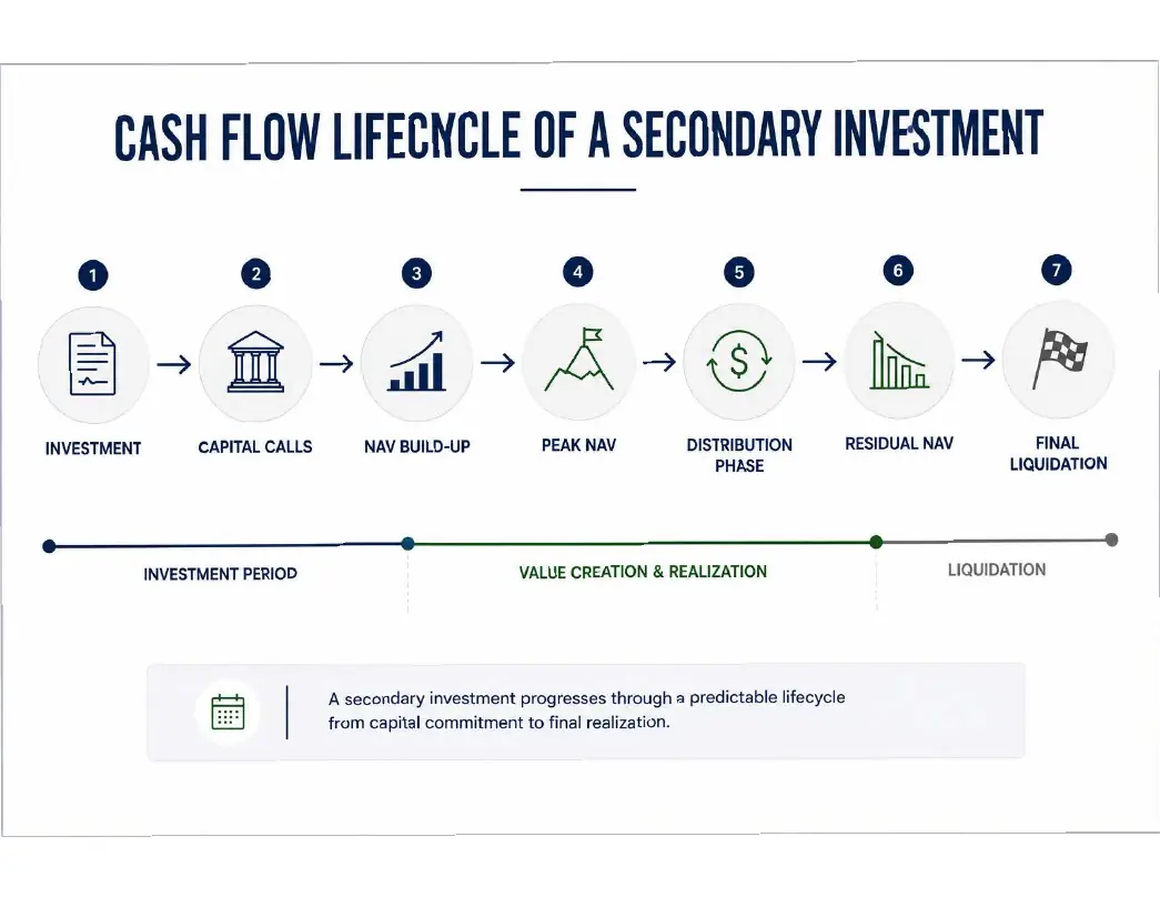 Cash Flow Lifecycle of a Secondary Investment